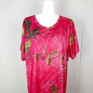 Realtree Pink Camo Top 3X (22w-24w)